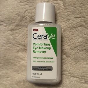 💦 CeraVe Comforting Eye Makeup Remover with Hyaluronic Acid 4 fl oz